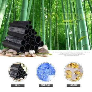 IMAGES Suction Black Bamboo Charcoal Mask Cream Shrink Pores Clean Skin T Area Care To Black Nose Paste Mask of Black Dots