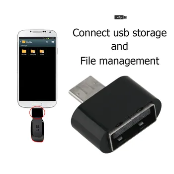 Mini Micro USB 5 pin Male to to USB 2.0 Female Adapter OTG Converter Connect Wire for Smartphone Wholesale