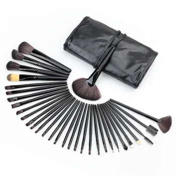 32pcs Professional Soft Eyebrow Shadow Makeup Brush Set Cosmetic Kit Case