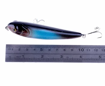 4pcs 14G/10CM Top Water Artificial Pencil Lure Fishing Lure Surface swim Bait Hard Plastic Bait Fishing Tackle (PE004)