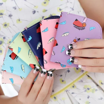 Women's Cute Cartoon Pony Printing Wallets Bag Fashoin Sweet Candy Color Students Short Purse Money Card Package 88 LBY2