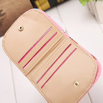 Women's Cute Cartoon Pony Printing Wallets Bag Fashoin Sweet Candy Color Students Short Purse Money Card Package 88 LBY2