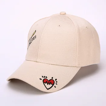 2017 New cool Tide Love Fund Embroidery Women Baseball Hats Lovers Joker Sun Hat casquette snapback cap tenis caps