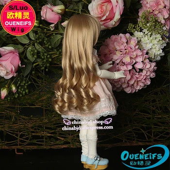 Oueneifs bjd wig 1/3 high-temperature wig girl long hair bjd sd doll Wig in beauty and health with bangs size 9-10 inch