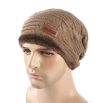 Brand New Man Women Skiing Warm Winter Knitted Knitting Hat Beanies Cap Ski Cap Beanie Skull Slouchy Caps Hat #428