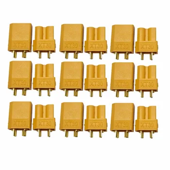 100 pairs female and male XT30 Bullet Connectors Plugs for RC Lipo Battery FPV airplane quadcopter