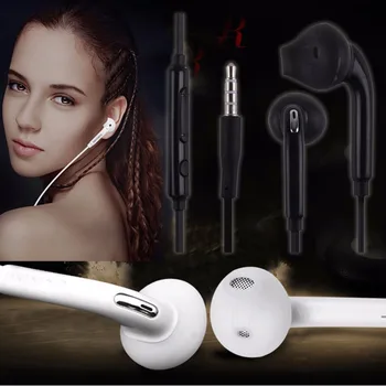 Sports Headset 3.5mm Wired Earphone Portable Sport Running Stereo Headphone with Mic Remote Control for iPhone Samsung S6 Xiaomi