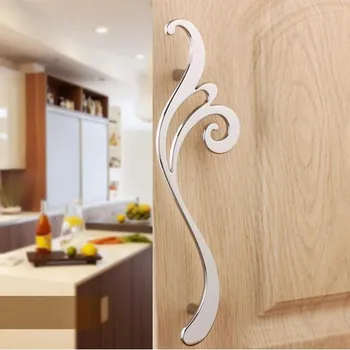 Modern minimalist art modeling creative cabinet drawer closet door handle handle left and right handle left right handles 5