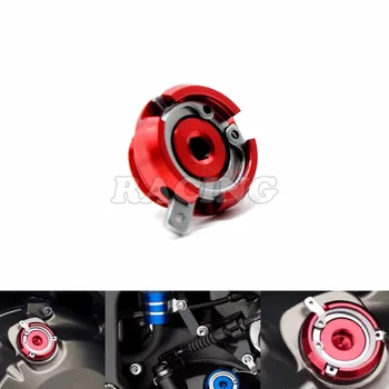 Motorbike M20*2.5 red Engine Oil Filler Cap CNC Filler Cover Screw for YAMAHA T-MAX530 12-15 T-MAX500 08-11 MT-09(FZ-09 13-15)