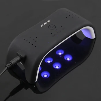 Portable 12W UV Lamp Mini Nail Dryer 365+405nm White Light LED Nail Lamp with USB Charger Cure UV LED Lamp For Nails Gel Machine