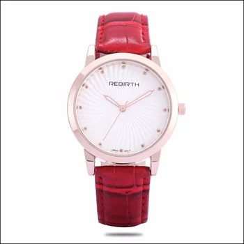 REBIRTH Top Brand Women Luxury Fashion Quartz Watch Women's Dress Clock Business Ladies Wristwatch Gift relogio feminino 029