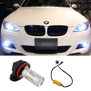 1pcs No Error Led Chips Car Lights Fog Driving Light for BMW 3/5-Series 328i 335i E39 525 530 535 E46 E90 E61 E92 E93 F10 X3 F25