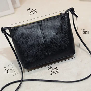 2017 Women Fashion Envelope Bag Handbag Wild Paragraph Washed Soft PU Leather Messenger Shoulder Small Bag P328