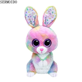 Original Beanie Boos Big Eyes Plush Toy Doll BEANIE BOOS BUBBY H Baby Kids Gift 10-15 cm S24