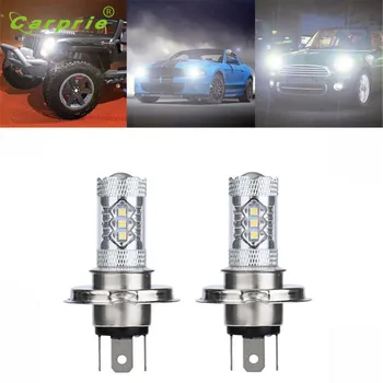 Car-styling LED Fog Light Bulb 900LM 80W White H4 9003 HB2 High Low Beam Headlight April14