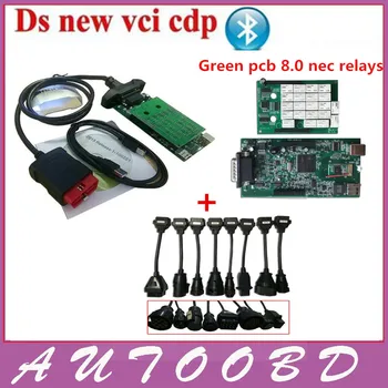 DHL NEC relays two boards.R3+R3 keygen Optional with/without bluetooth +8Truck Cables diagnostic tool tcs cdp