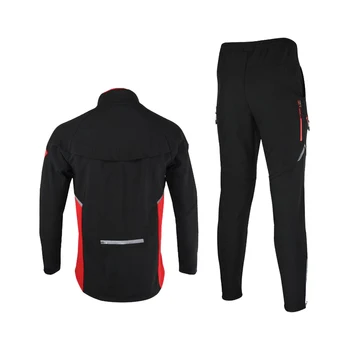 Men Fleece Thermal Jersey Pants Ropa Ciclismo MTB Bike Bicycle Cycling Sets Warm Up Winter Cycling Jersey 2 Colors