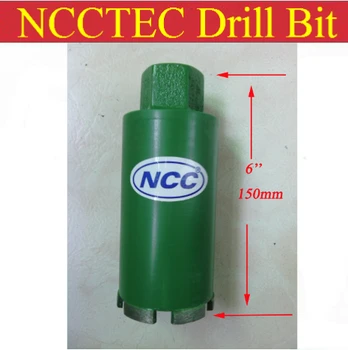 96mm*150mm short crown wet diamond drilling bits | 3.8'' concrete wall wet core bits | Professional engineering core drill
