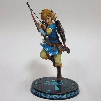 The Legend of Zelda PVC Action Figure 320mm Anime Game Zelda Link Breath of the Wild Collectible Model Toy