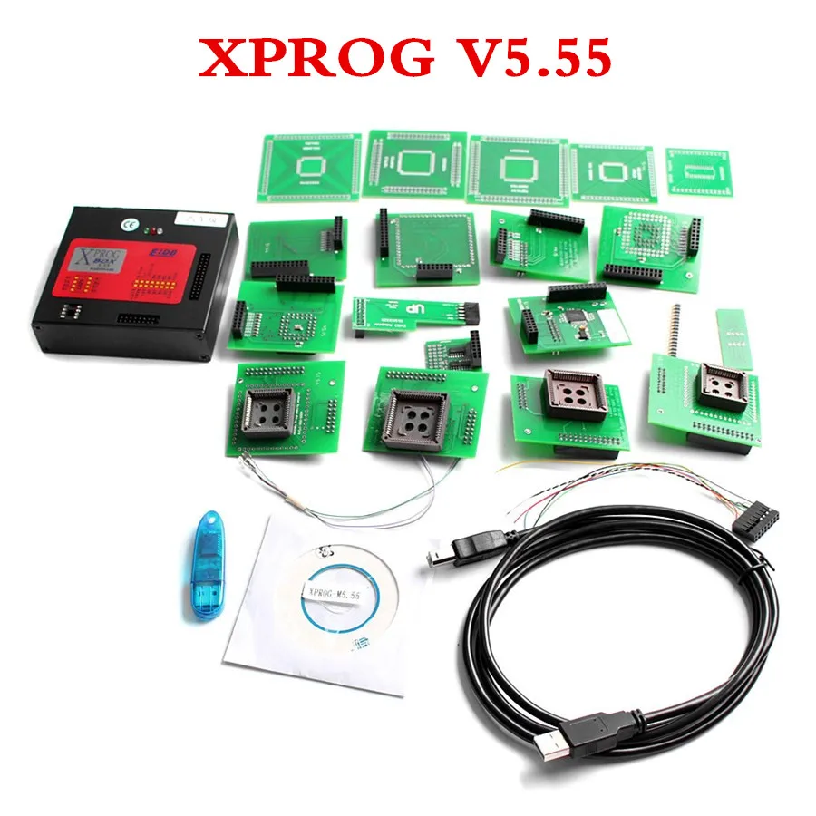 NEW and HOT xprog 5.55 XPROG Box V5.55 ECU Programmer update version of 5.50 XPROG V5.55 with