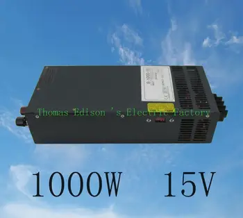 1000W 15V 66A 110V or 220v input supply for LED Strip light AC to DC Single Output Switching power other tool