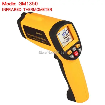 2017 GM1350 Non-Contact 501 LCD display IR Infrared thermometer Gun Thermometer -18~1350C (0~2462F) 0.1~1.00 adjustable