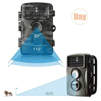 12MP Night Vision Hunting Trail Camera 1080P HD Digital Video Photo Traps For Game & Hunting with 20M range of IR Flash Cameras