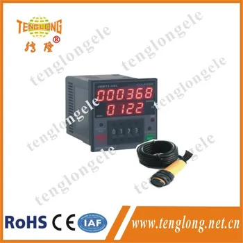 JDM72-4AL Electronic digital counter Length counter meter has total preset and batch preset with Photoswitch sensor