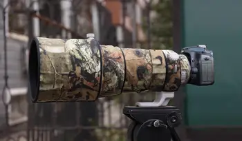 ROLANPRO Lens Camouflage Rain Cover Canon EF 300mm f/2.8 L USM Lens Protective Case Guns Cotton Clothing A82717