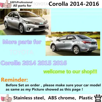 Car cover Bumper engine ABS Chrome trims Front bottom Grid Grill Grille Around edge 1pcs for T0Y0TA Corolla Altis 2016
