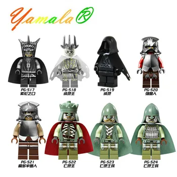 8Pcs Lot Yamala Marvel Hobbit Figures Haldir Elf Prince Captain Guard leader Building Blocks Kids Gift Toy Compatible with Lepin