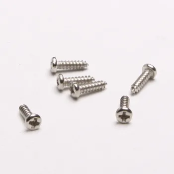 200PCS Micro Phillips Self-Tapping Screws Miniature Yuan Head Tapping Electronic Small Screws M2 *5