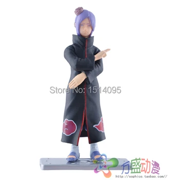 Anime Naruto Uzumaki Naruto Uchiha Madara Konan Uchiha Obito PVC Action Figures Collectible Model Toys Dolls 4pcs/set NTFG067