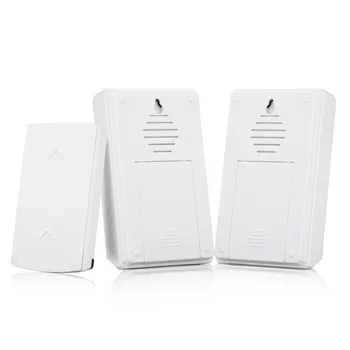 Forecum 5F For Wireless Doorbells Weatherproof Smart Home Wireless Doorbell 2 Receiver & 1 Emitter - Cloud Pattern