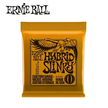 3 Packs! Original Ernie Ball 2222 Hybrid Slinky Electric Guitar Strings Nickel Wound Set, .009 - .046