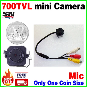 Floor Price Promotion Very Samll Hd 1/3cmos 700TVL Surveillance Home INDOOR Audio Mic CCTV Mini Camera Security Color Analog vid