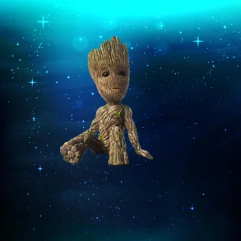 NEW hot 6cm Guardians of the Galaxy Vol. 2 Groot baby action figure toys collection Christmas gift doll with box