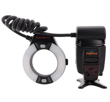 Meike MK-14EXT i-TTL Macro Ring Flash for Nikon D7100 D7000 D5200 D5100 D5000 D3200 D3100 D90 D300S D600 with LED AF Assist Lamp