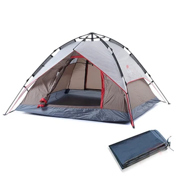 Naturehike Instant Tent 3~4 person 201D oxford Fabric Fully Automatic Outdoor Tent Waterproof Windproof Picnic Camping Tent