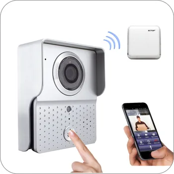 App Remote Control Wireless WIFI Doorbell 720P Intercom System
