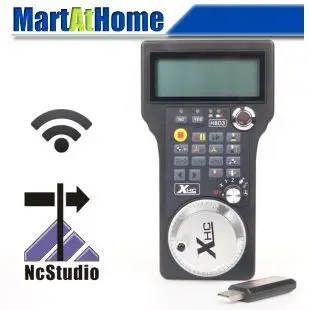 New CNC 3,4 Axis Wireless Remote Handle MPG Remote Controller for Support ( NCStudio CNC System ) #SM429 @SD