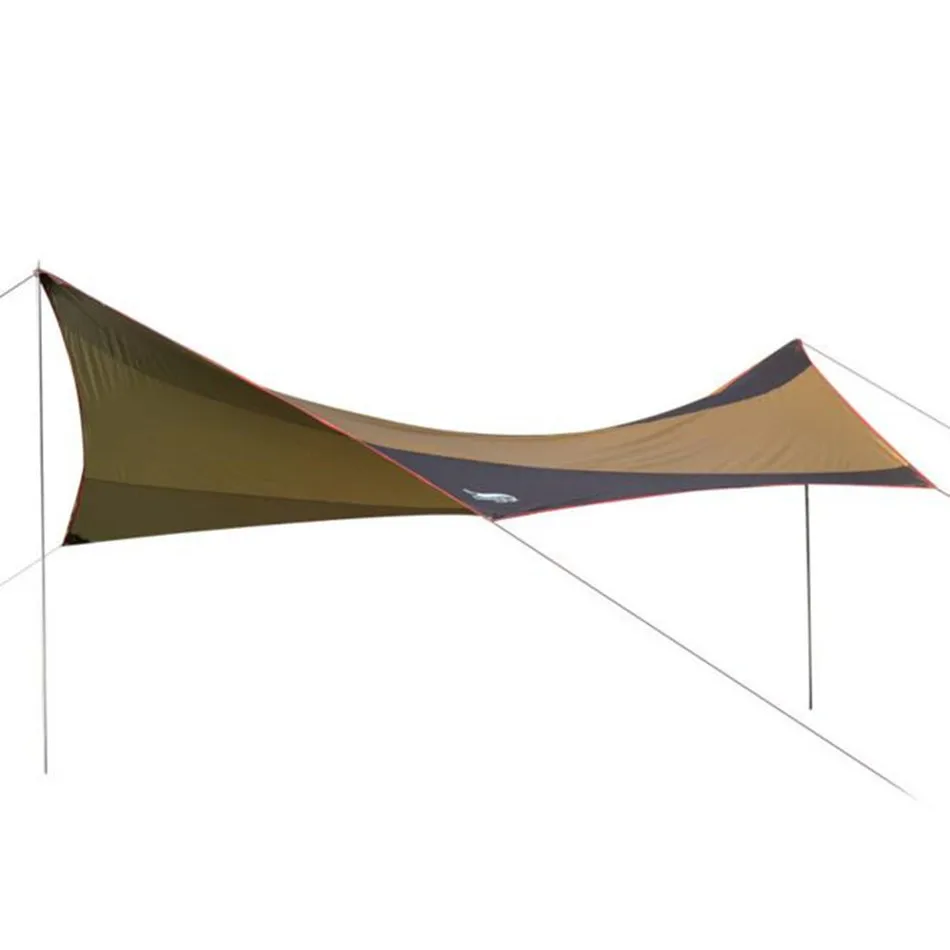 Outdoor Beach Sun Shelter Camping Tent Awning Tarp Iron Rod Poles UV Party BBQ Shade Pergola Canopy Tents 550cm*560cm