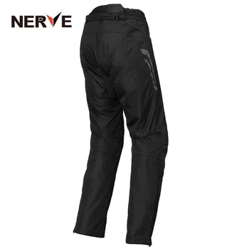NERVE Brand Men Waterproof Motorcycle Riding Pants MOTO/ATV Cycling Trousers Motocross Racing Long Jeans with Knee Protectors