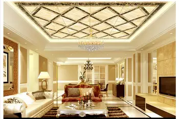 Customized 3d wallpaper 3d ceiling wallpaper murals living room bedroom ceiling lobby zenith marble mosaic mural home decoration