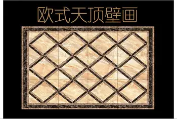 Customized 3d wallpaper 3d ceiling wallpaper murals living room bedroom ceiling lobby zenith marble mosaic mural home decoration