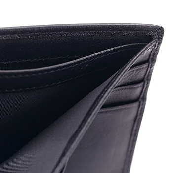 Designer For Men Business Sheepskin Leather Long Wallets Weave Handmade Genuine Leather Wallet Business Wallets Bag