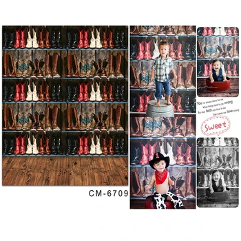 6.5x10ft(200x300cm) photography backdrop baby Shoe boots shoe studio props photography
