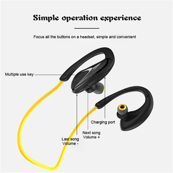 Edwo A880BL Bluetooth Earphone 4.1 NFC APT-X Wireless Headphone With Microphone Stereo Headset Auriculares kulakl fone de ouvido