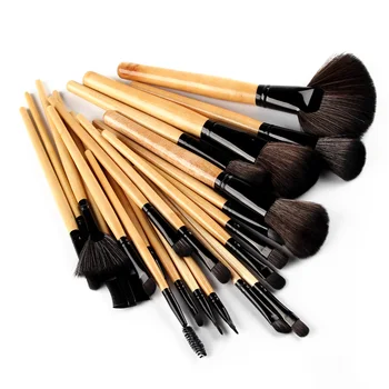 Vander Professional 24Pcs Makeup Brush Set Foundation Cosmetic Powder Multifunction Toiletry Brushes Make Up Kits w/ Pouch Bag