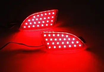 For Mazda 3 Mazda3 Axela BM 5D 2013+ Red Lens Bumper Reflector LED Tail Stop Light